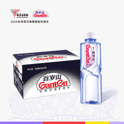 景田 百岁山 饮用天然矿泉水 348ml*24瓶