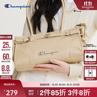Champion 冠军腋下包2026秋季新款女时尚法棍包通勤黑色复古手提包 沙色 均码