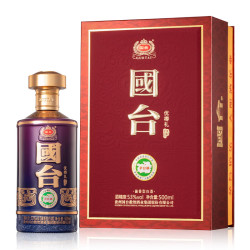 国台 53度 酱香型白酒 500mL 礼盒装