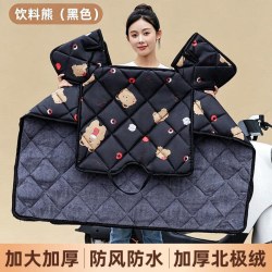 电动车挡风被冬季2026新款加绒加厚防水罩电瓶全包四季通用斗篷式