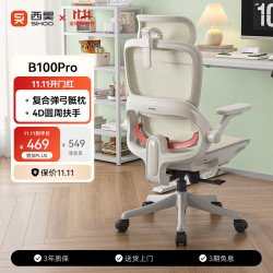 西昊 B100Pro 4D联动扶手 杏色 人体工学椅