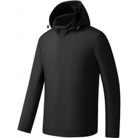 雅戈尔【可拆帽鹅绒服】羽绒服男品质面料立领可脱帽商务 黑色VSYW419862ATA 3XL 190/108A （推荐180-190斤）