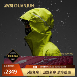 安踏 冠军户外AGX极锋山锋GTXPRO硬壳冲锋衣男152540603 翠樽色-4 L (男175)