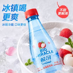 鲸奇 玫瑰荔枝味苏打气泡水金橘柠檬味无糖无钠饮料调饮咖啡冰美式