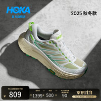 HOKA 男女同款秋季马法特 2户外休闲鞋MAFATE SPEED 2防滑耐磨减震 白色/鲜草绿 (建议拍大半码） 37