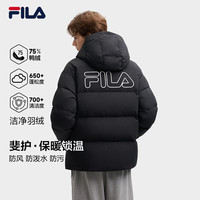 斐乐 舒芙蕾羽绒服|斐护科技羽绒26冬新款情侣男女韩保暖外套 正黑色-BK