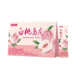 香飘飘 袋装奶茶冲泡奶茶饮料白桃乌龙苹果茉莉口味10条装
