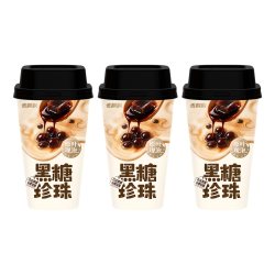 香飘飘 原叶现泡奶茶珍珠奶茶3杯