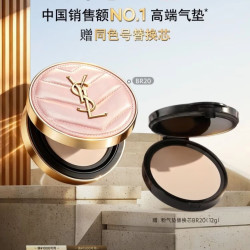 YSL 圣罗兰 明彩粉光轻垫粉底液 #BR20粉桃色 12g赠替换芯