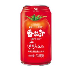 统一 怡赏100%番茄汁番茄大红罐精选番茄西红柿汁纯果汁果蔬汁0脂