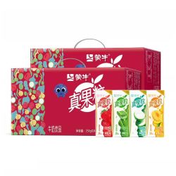 蒙牛 真果粒 牛奶饮品组合装 4口味24盒*2箱
