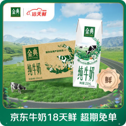 伊利 SATINE 金典 纯牛奶 250ml*16盒