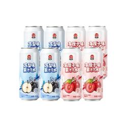 大窑 冻梨味果汁汽水车厘子味低糖0脂气泡水碳酸饮料500mL*8罐