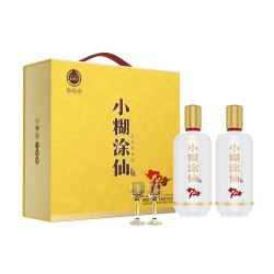 小糊涂仙 淘金币165.51元：小糊涂仙（720）双支礼盒52度500ml*2瓶