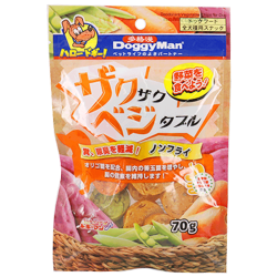 DoggyManドギーマン 日本多格漫爱犬消臭果蔬片70g 红薯片蔬菜片狗零食