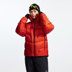 喜马拉雅 玉龙2.0鹅绒服800蓬95绒-20°C雪山攀登专业户外防风羽绒服 绯影红 2.0新款800蓬95鹅绒-20°C XL 充绒量220g