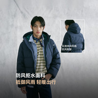PLUS会员：Levi's 26年秋冬新款情侣款美式复古休闲夹克羽绒服 深蓝色 L