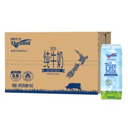 纽仕兰 3.6蛋白质低脂纯牛奶高钙早餐奶250ml*24盒