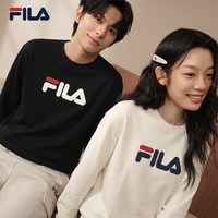 斐乐 出彩卫衣丨FILA长袖衫26秋款男女复古加绒圆领套头情侣款上衣