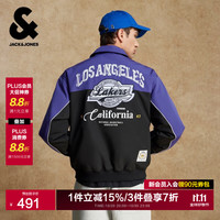 杰克琼斯 杰克·琼斯（JACK&JONES）26年冬季棉衣棉服男装NBA联名  黑色 M （175）