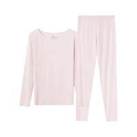 安莉芳 玫瑰多酚暖肤 浅粉色 M 保暖内衣套装