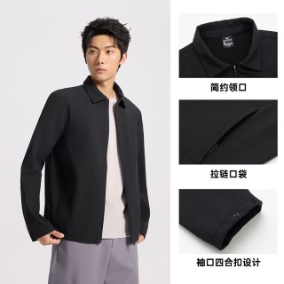 361° 361立领行政夹克男装2026秋季防泼水休闲外套保暖风衣男652634614