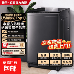 扬子 大容量波轮洗衣机全自动洗脱一体蓝光智能预约桶自洁宿舍家用洗烘一体甩干机 8Kg