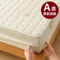 无印良品 無印良品无印良品A类防水抗菌大豆夹棉床笠床罩隔尿保护罩2024床单