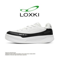 LOXKI 板鞋男休闲鞋子男潮鞋百搭 小圆鞋Lite