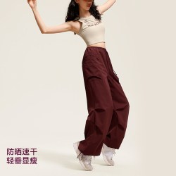 VFU 工装裤休闲速干运动裤女秋薄新款宽松直筒户外伞兵裤徒步登山