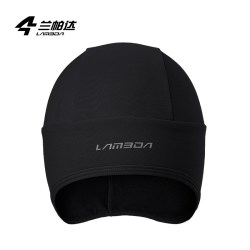 LAMEDA 头盔内衬帽抓绒保暖小布帽秋冬护耳自行车头罩运动头套暖尘