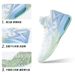 安踏 篮球鞋男鞋汤普森2026新款气垫专业运动鞋KT3team中高帮球鞋
