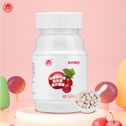 哈药 牌 哈药山楂鸡内金咀嚼片益生菌六物麦芽软糖
