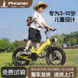 凤凰 儿童自行车2-4-6-8岁宝宝脚踏车轻便镁合金男女孩减震单车