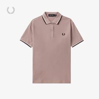FRED PERRY 女士POLO衫2024夏季休闲麦穗刺绣纯棉短袖T恤G3600