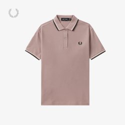 FRED PERRY 女士POLO衫2024夏季休闲麦穗刺绣纯棉短袖T恤G3600