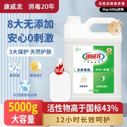 康威龙无色无味食品厂洗手液商用大桶感应补充装10斤桶装替换装