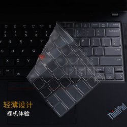酷奇 适用Thinkpad联想键盘膜2025款T14P X13 P1 X1 Carbon 笔记本X9 L14防尘P14S全覆盖E14 E16 E480电脑保护膜
