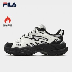 斐乐 蕨草鞋丨FILA加绒鞋26冬季新款女鞋增高厚底老爹鞋保暖运动鞋