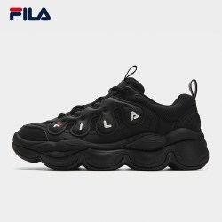斐乐 豌豆鞋丨FILA斐乐老爹鞋男鞋厚底休闲黑色运动鞋