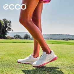 ecco 132753 超轻1代 白色/泡泡粉 37E 高尔夫球鞋