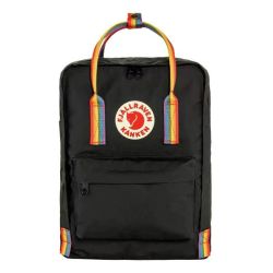 北极狐 FjallravenKanken16L彩虹休闲运动拉链开合双肩包户外包男女同款