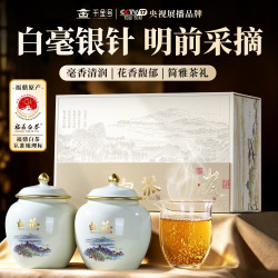 千金号 白毫银针福鼎白茶老白茶典藏版200g茶叶礼盒高端礼品送礼领导长辈
