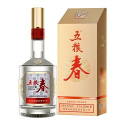 五粮液 第二代五粮春52度550ml*1瓶装正品特价浓香自饮送礼宴请酒