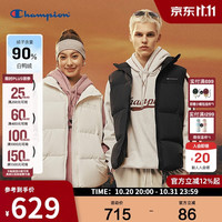 Champion [三防]冠军羽绒马甲男25冬新款休闲风 黑色 M