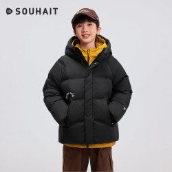 水孩儿 亲子羽绒服2026冬装新品男童宝宝女童中大童儿童防寒服外套