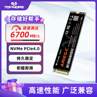 TOPMORE M.2固态硬盘白羊座-C高速PCIe4.0大容量SSD台式机NVMe笔记本 白羊座（无外置缓存DL） 1T