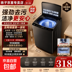 扬子 洗衣机全自动一级能效 家用大容量洗烘一体波轮 出租房宿舍神器次日达