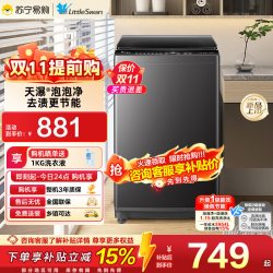 小天鹅 波轮洗衣机大容量租房家用全自动洗脱8KG变频V28DT 45