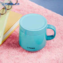 TIGER 虎牌 保温杯带盖马克杯办公咖啡杯小容量水杯MCI-A28C 280ml